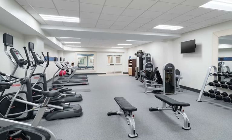 Fitness center at Hampton Inn Philadelphia Center City - Convention Center.