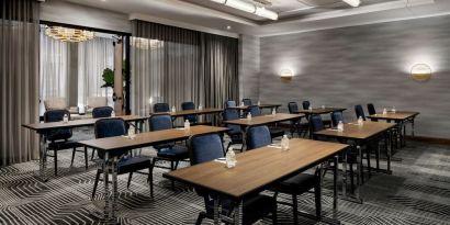 Meeting room at Rand Tower Hotel, Minneapolis, A Marriott Tribute Portfolio Hotel.