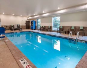 Refreshing indoor pool at Comfort Inn & Suites Mankato.