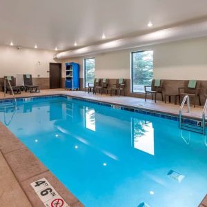 Refreshing indoor pool at Comfort Inn & Suites Mankato.