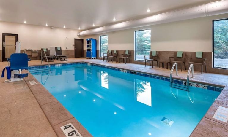 Refreshing indoor pool at Comfort Inn & Suites Mankato.