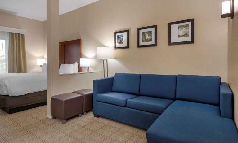 Day use room with living area at Comfort Inn & Suites Mankato.