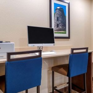 Business center at Comfort Inn & Suites Mankato.