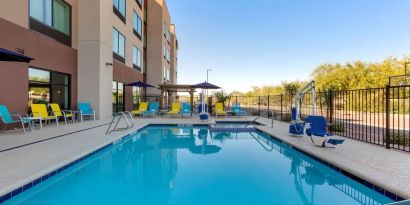 Refreshing outdoor pool at Best Western Plus Executive Residency Phoenix North Happy Valley.