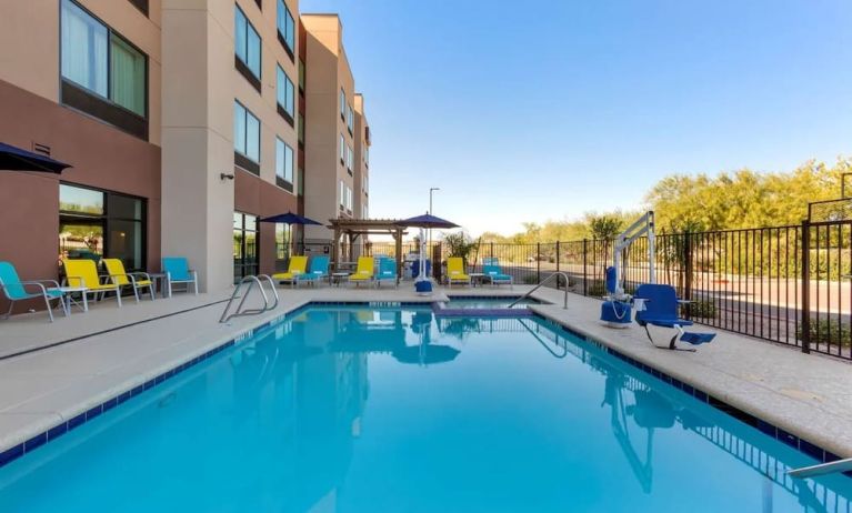 Refreshing outdoor pool at Best Western Plus Executive Residency Phoenix North Happy Valley.