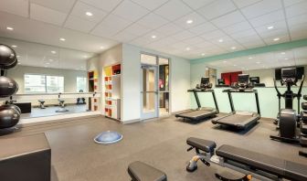 Fitness center at Tru By Hilton Wichita Northeast.
