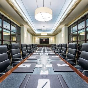 Professional meeting room at Embassy Suites By Hilton San Diego-La Jolla.