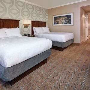 Day use twin room at Embassy Suites By Hilton San Diego-La Jolla.