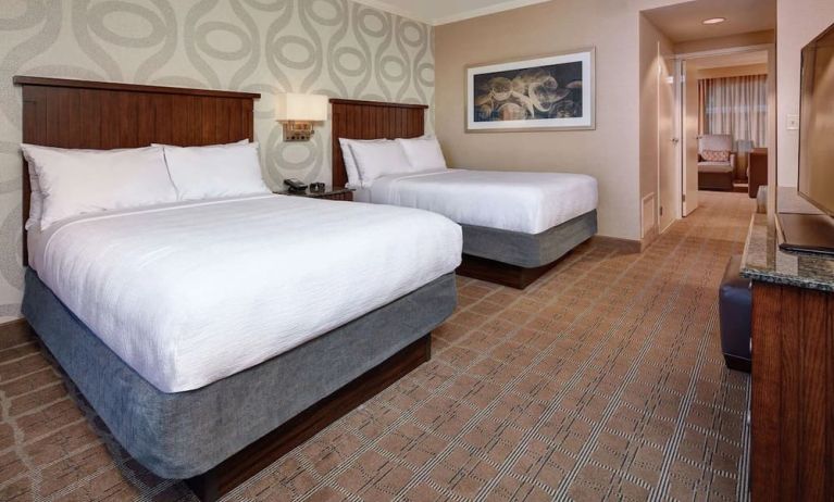 Day use twin room at Embassy Suites By Hilton San Diego-La Jolla.