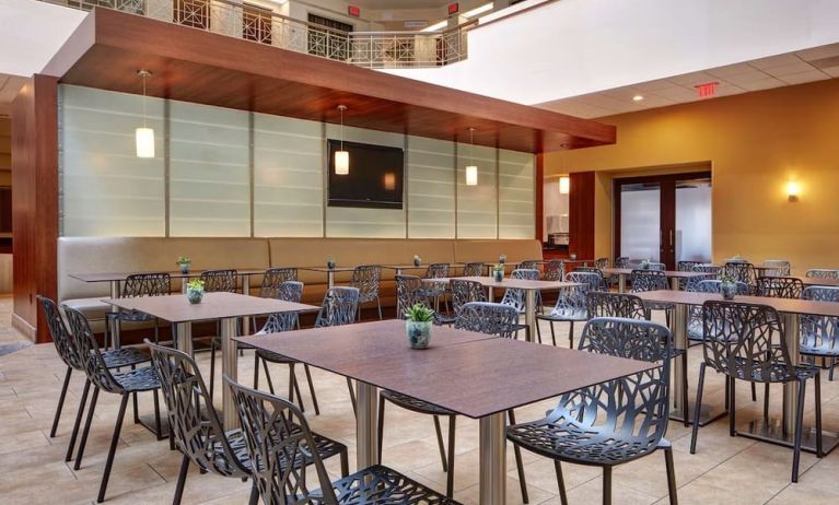 Hotel restaurant at Embassy Suites By Hilton San Diego-La Jolla.