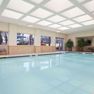 Indoor pool at Embassy Suites By Hilton San Diego-La Jolla.