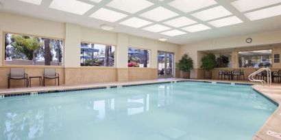 Indoor pool at Embassy Suites By Hilton San Diego-La Jolla.