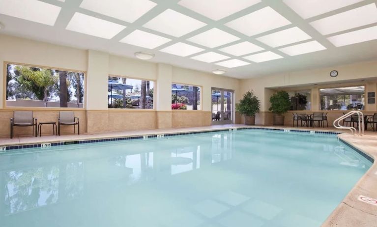 Indoor pool at Embassy Suites By Hilton San Diego-La Jolla.