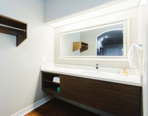 Private guest bathroom with free toiletries at Palace Inn Beltway 8 & Bissonnet.