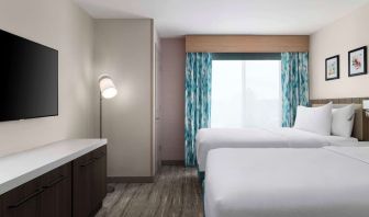 Day use twin room at Hilton Garden Inn Kennett Square.