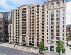 Hotel exterior at Hilton Garden Inn Washington DC Downtown.