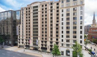 Hotel exterior at Hilton Garden Inn Washington DC Downtown.