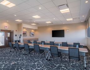 Spacious meeting room at Hampton Inn Chicago North/Loyola Station.