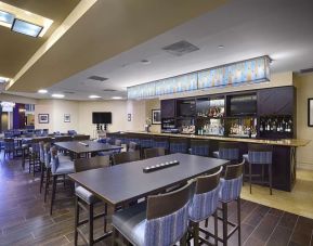 Hotel bar perfect for coworking at DoubleTree By Hilton Orlando Downtown.
