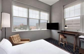 Day use room with natural light at The Slate Denver, Tapestry Collection By Hilton.