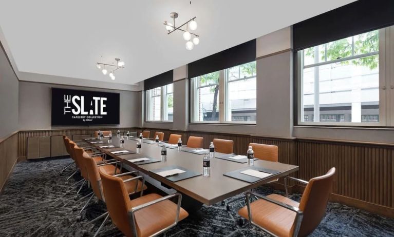 Professional meeting room at The Slate Denver, Tapestry Collection By Hilton.