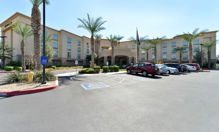 Parking area at Hampton Inn & Suites Phoenix/Gilbert.