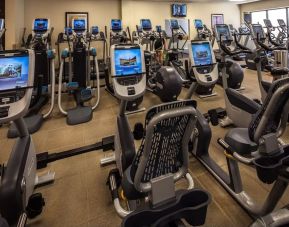 Fitness center available at Hilton Anatole.