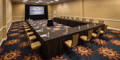 Meeting room at Hilton Anatole.