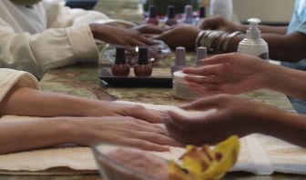 Manicures and pedicures available at Hilton Anatole.