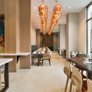 Dining area at Hilton Garden Inn Nashville West End Avenue.