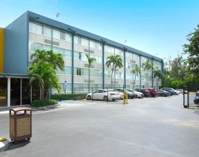 Parking area at EnVision Hotel Miami International Airport.