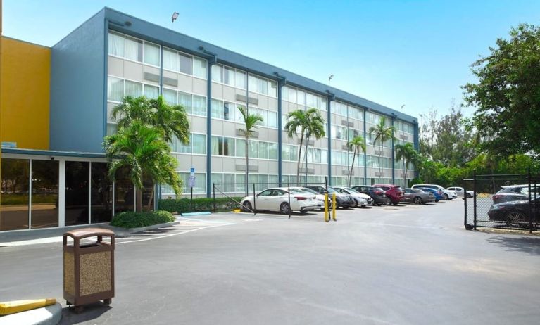 Parking area at EnVision Hotel Miami International Airport.