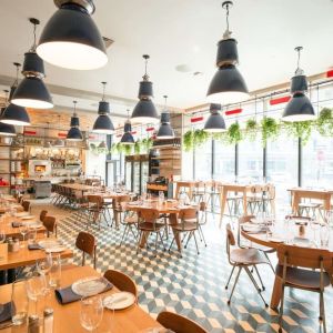 Dining area at Arlo SoHo.