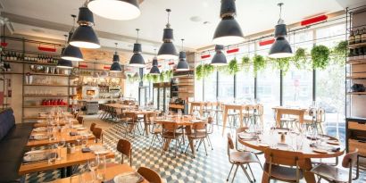 Dining area at Arlo SoHo.