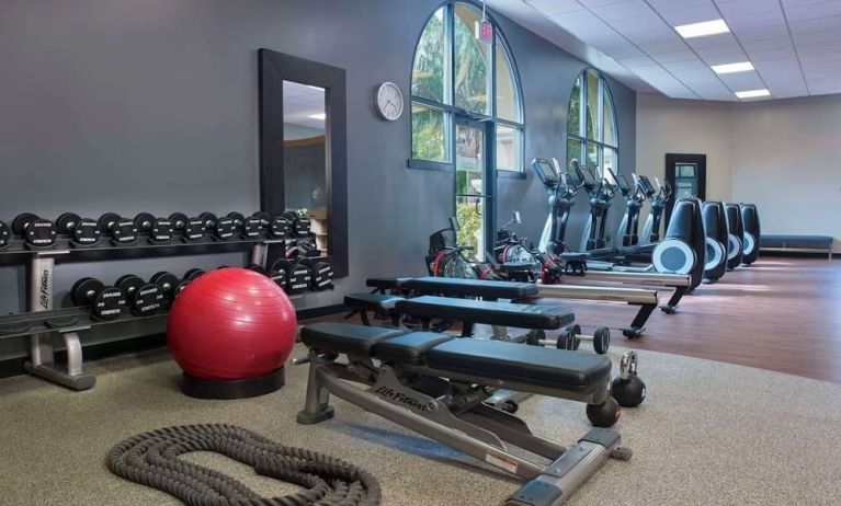 Fitness center at DoubleTree By Hilton Orlando At SeaWorld.