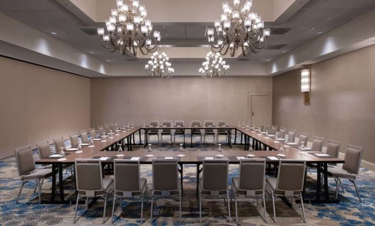 Spacious meeting room at DoubleTree By Hilton Orlando At SeaWorld.