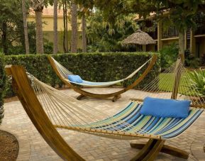 Hammock in the garden of DoubleTree By Hilton Orlando At SeaWorld.