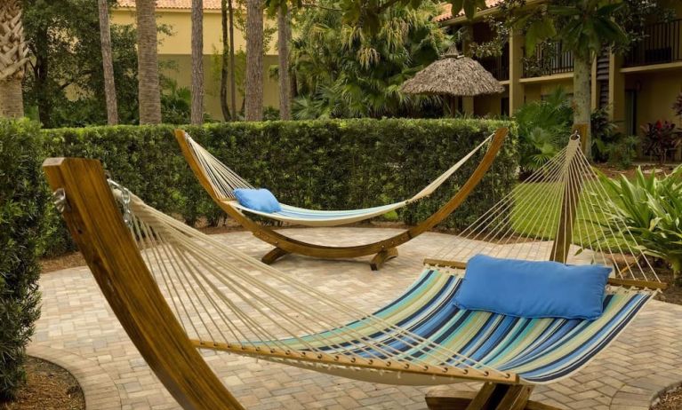 Hammock in the garden of DoubleTree By Hilton Orlando At SeaWorld.