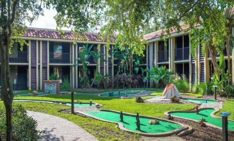 Mini putt-putt course at DoubleTree By Hilton Orlando At SeaWorld.