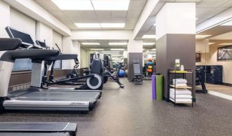 Fully equipped fitness center at The Benjamin Royal Sonesta New York.