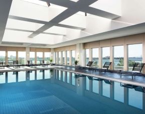 Refreshing indoor pool at Hilton Philadelphia At Penn's Landing.