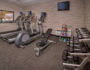 Well equipped fitness center at Sonesta Select Columbia.