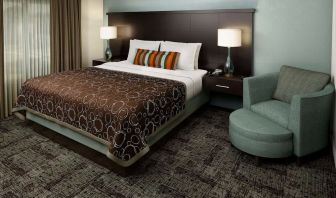 Bright and spacious day use room with sofa at Sonesta ES Suites Dallas Las Colinas.