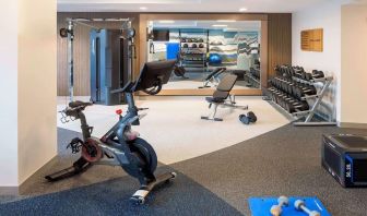 Fitness center at Hilton Garden Inn Washington DC/Georgetown Area.