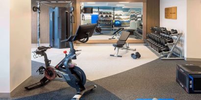 Fitness center at Hilton Garden Inn Washington DC/Georgetown Area.