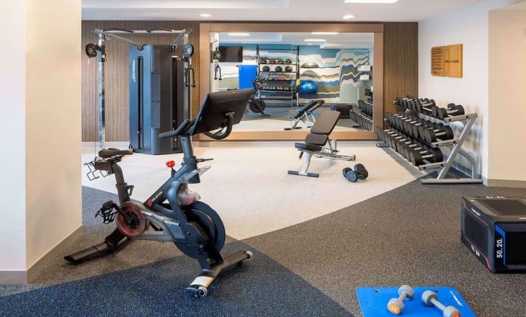 Fitness center at Hilton Garden Inn Washington DC/Georgetown Area.