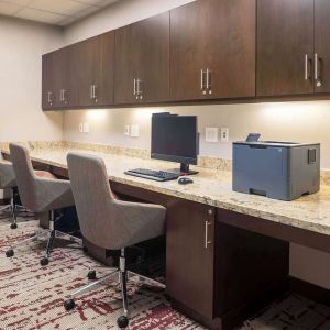 Business center at Hilton Garden Inn Washington DC/Georgetown Area.