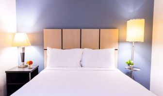 King bed at Sonesta Simply Suites Dallas Galleria.