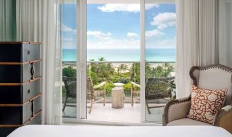 Day use room with balcony at Nautilus Sonesta Miami Beach.