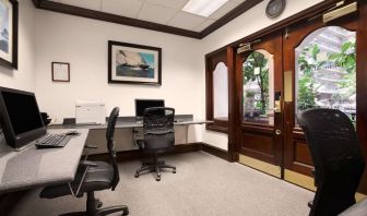 Business center available at Embassy Suites By Hilton San Francisco Airport Waterfront.